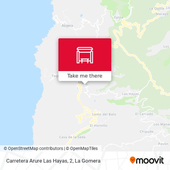Carretera Arure Las Hayas, 2 map