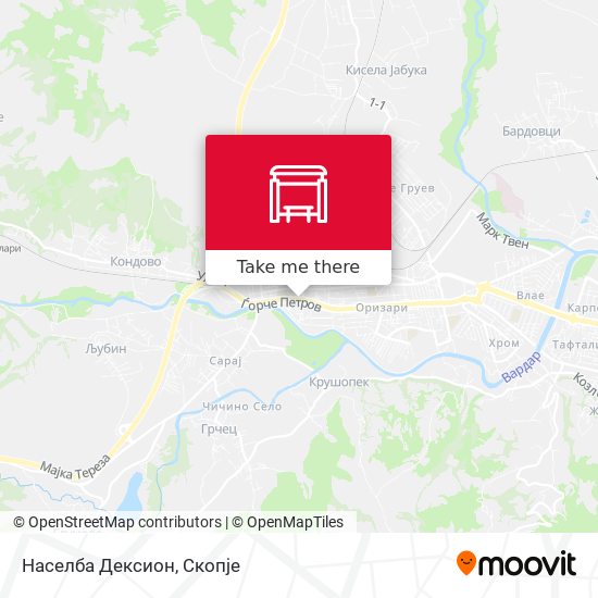 Населба Дексион map