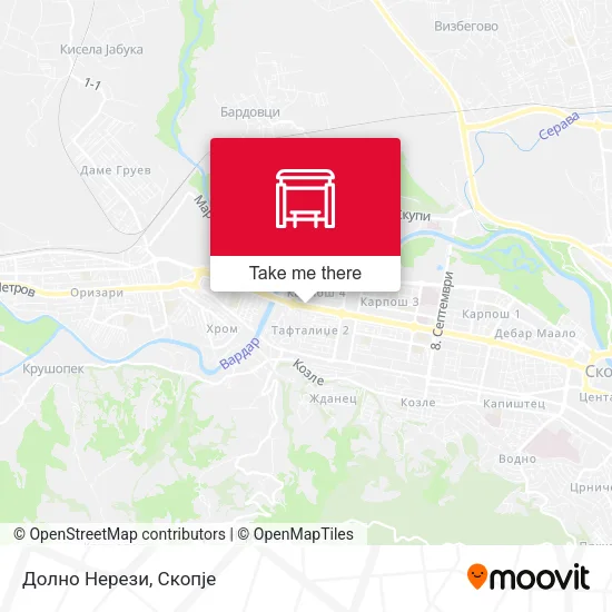 Долно Нерези map