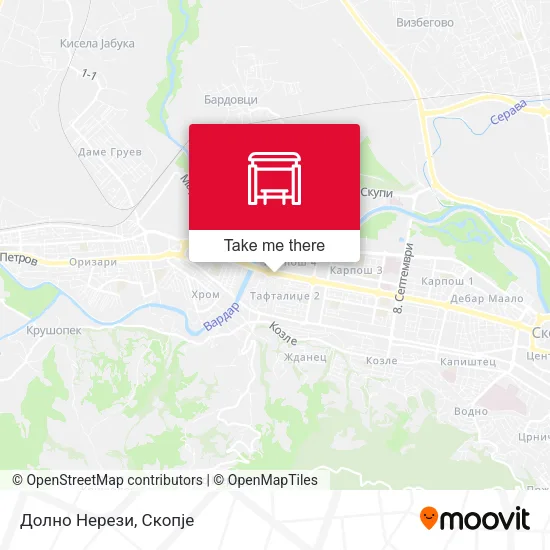 Долно Нерези map