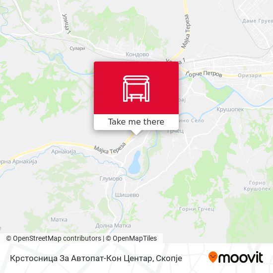 Крстосница За Автопат-Кон Центар mapa