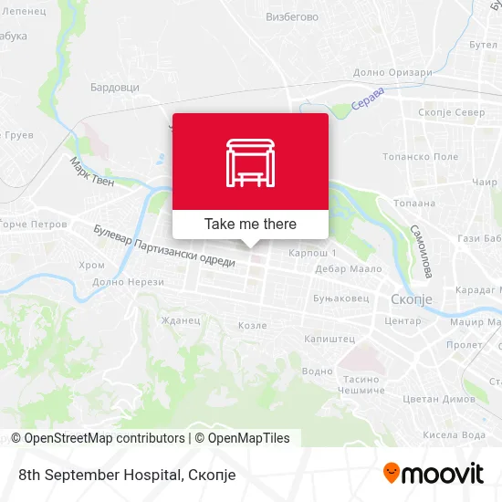 8th September Hospital map