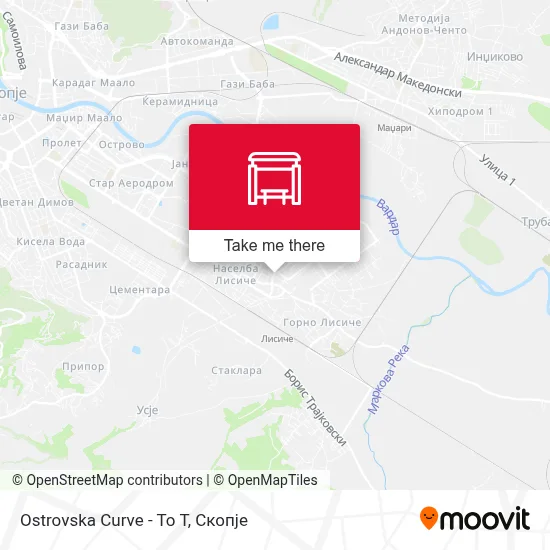 Ostrovska Curve - To T map