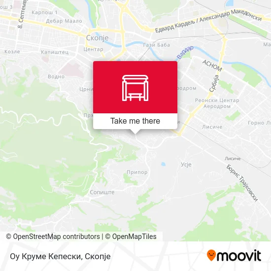Оу Круме Кепески map