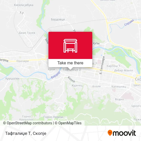 Тафталиџе Т map