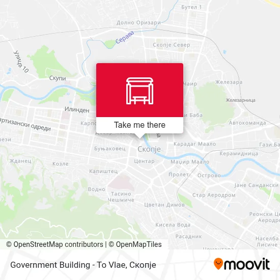 Government Building - To Vlae map