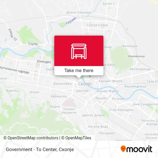 Government - To Center map