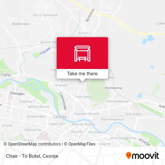 Chair - To Butel map