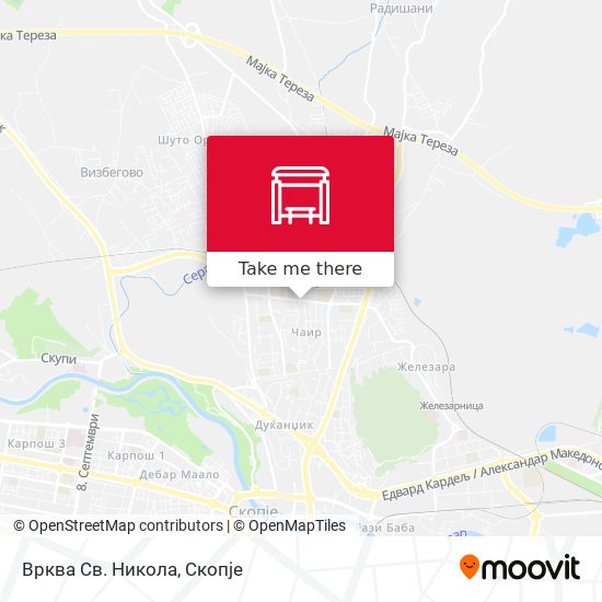 Врква Св. Никола map