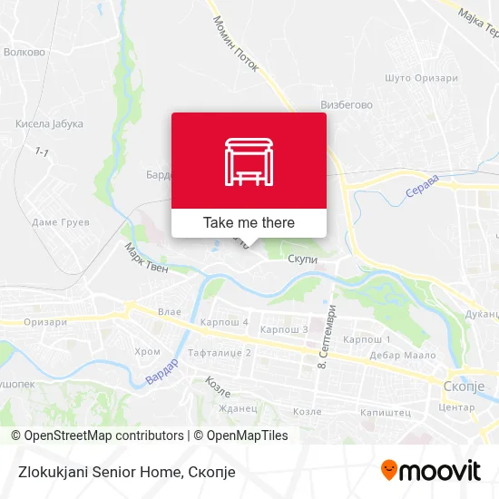 Zlokukjani Senior Home map