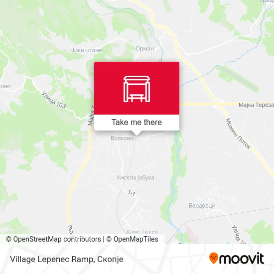 Village Lepenec Ramp map