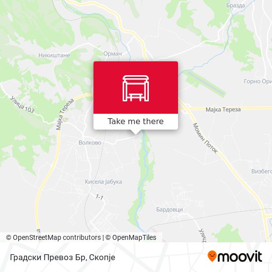 Градски Превоз Бр map