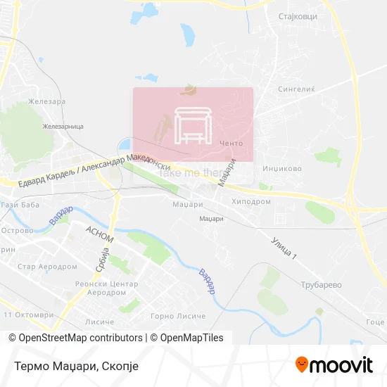 Термо Маџари map