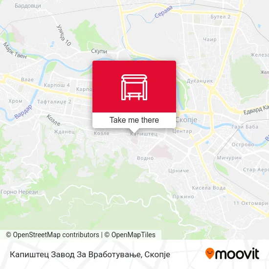Капиштец Завод За Вработување map