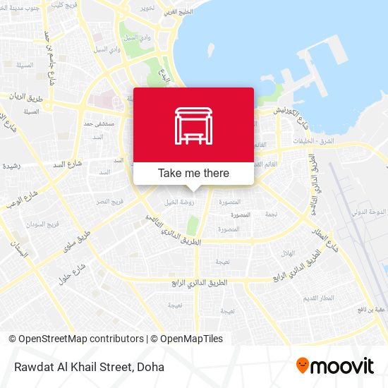 Rawdat Al Khail Street map