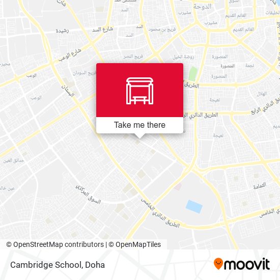 Cambridge School map