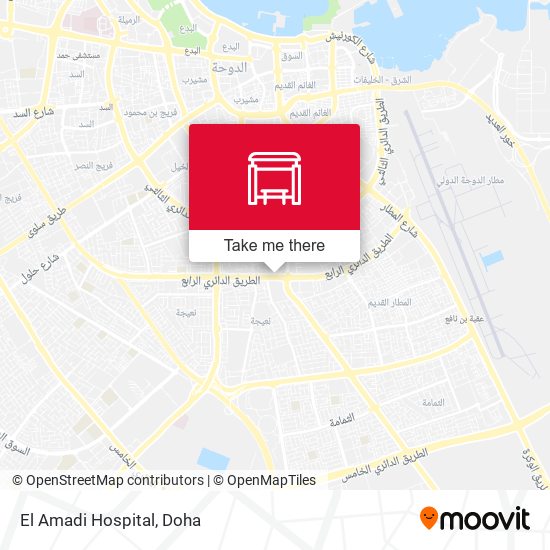 El Amadi Hospital map