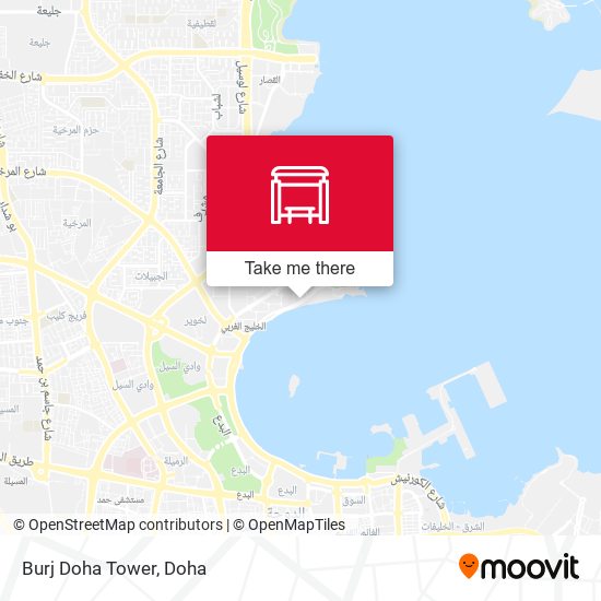 Burj Doha Tower map