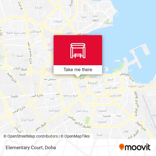 Elementary Court map