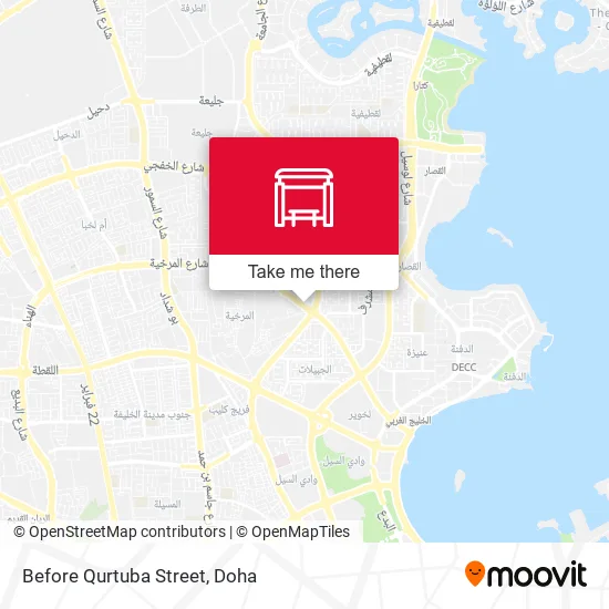 Before Qurtuba Street map
