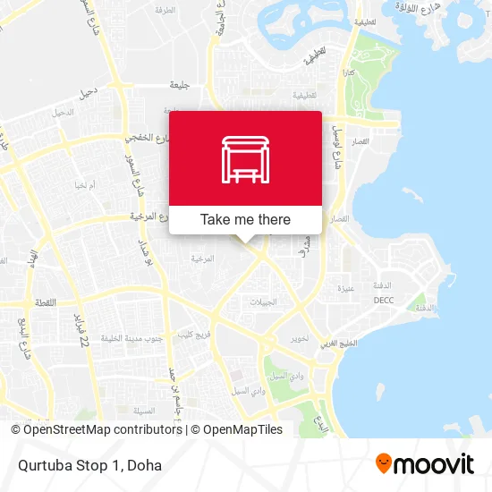 Qurtuba Stop 1 map