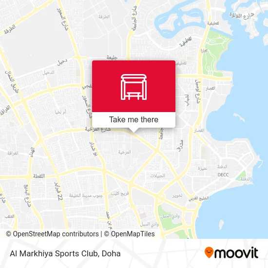 Al Markhiya Sports Club map