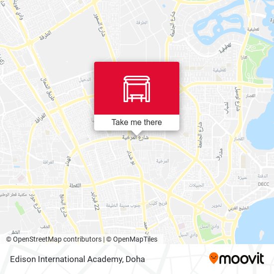 Edison International Academy map