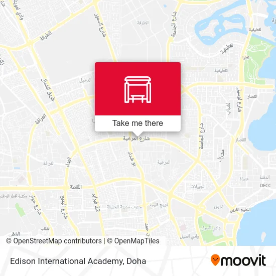 Edison International Academy map