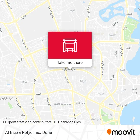 Al Esraa Polyclinic map