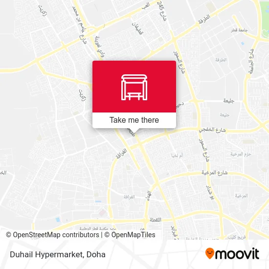 Duhail Hypermarket map