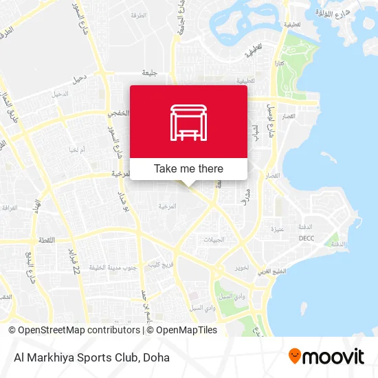 Al Markhiya Sports Club map