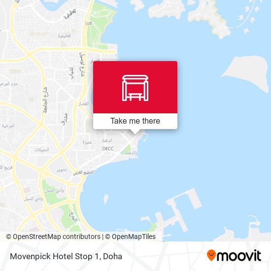 Movenpick Hotel Stop 1 map