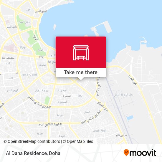 Al Dana Residence map