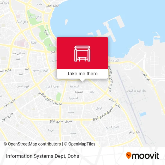 Information Systems Dept map