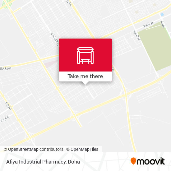 Afiya Industrial Pharmacy map