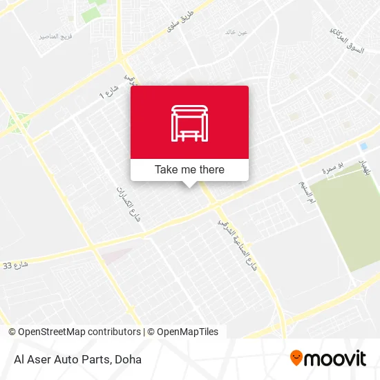 Al Aser Auto Parts map