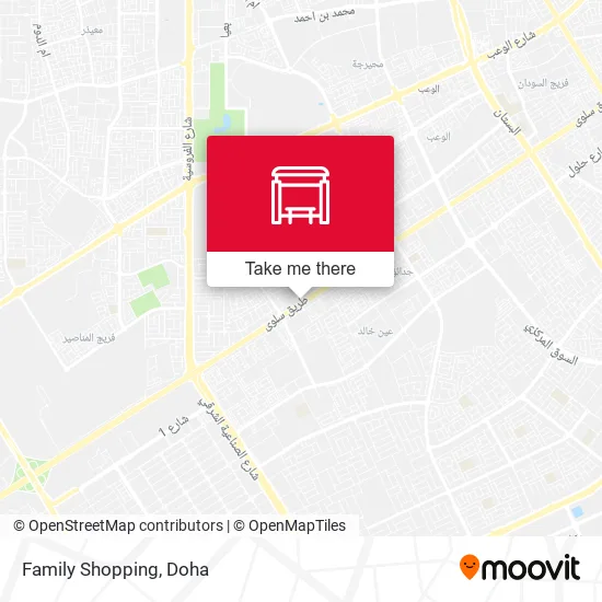 Family Shopping map