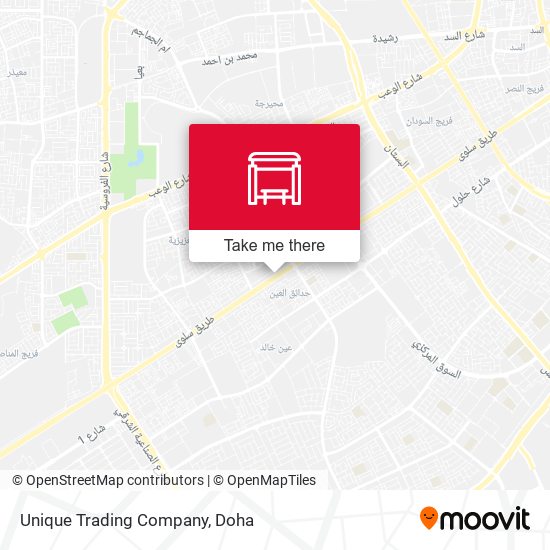Unique Trading Company map