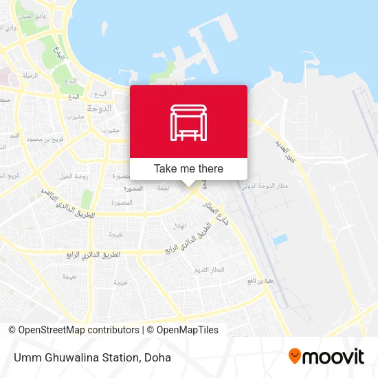 Umm Ghuwalina Station map