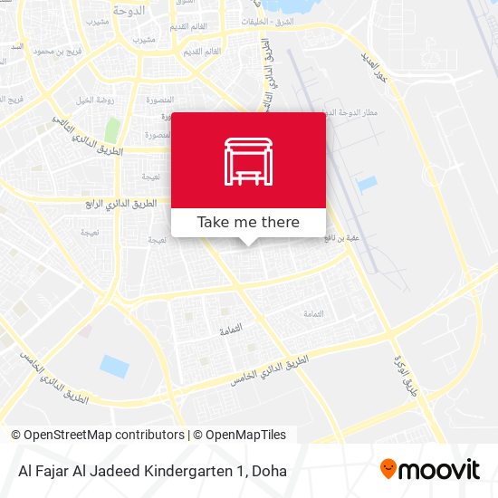 Al Fajar Al Jadeed Kindergarten 1 map