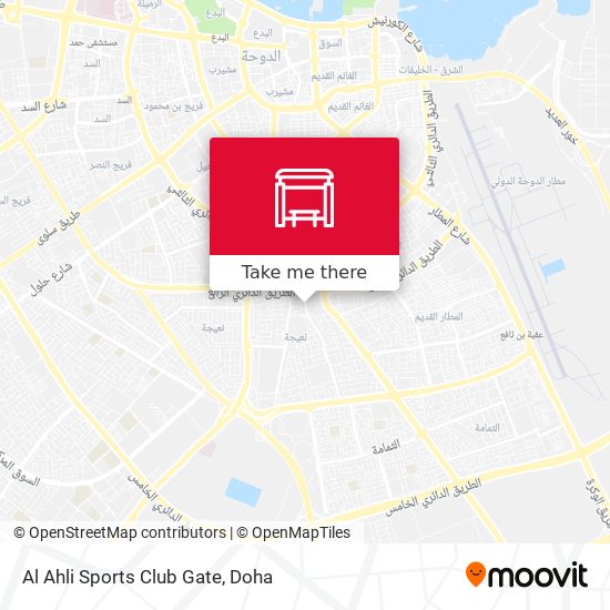 Al Ahli Sports Club Gate map