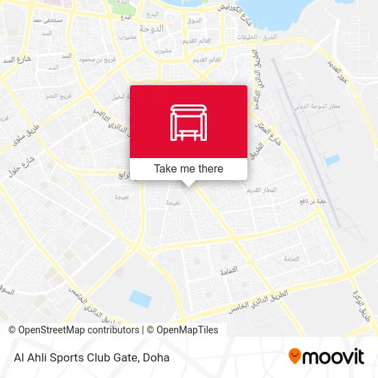 Al Ahli Sports Club Gate map