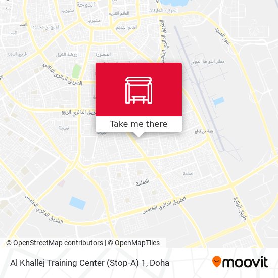 Al Khallej Training Center (Stop-A) 1 map