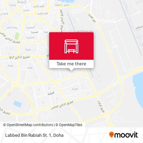 Labbed Bin Rabiah St. 1 map