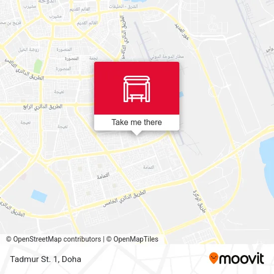 Tadmur St. 1 map