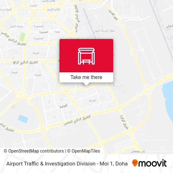 Airport Traffic & Investigation Division - Moi 1 map