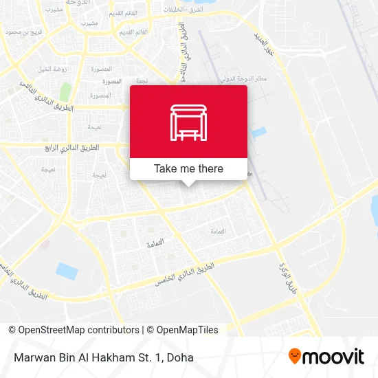 Marwan Bin Al Hakham St. 1 map