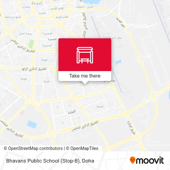 Bhavans Public School (Stop-B) map