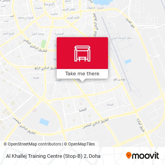 Al Khallej Training Centre (Stop-B) 2 map