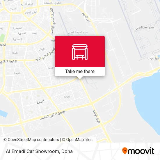 Al Emadi Car Showroom map